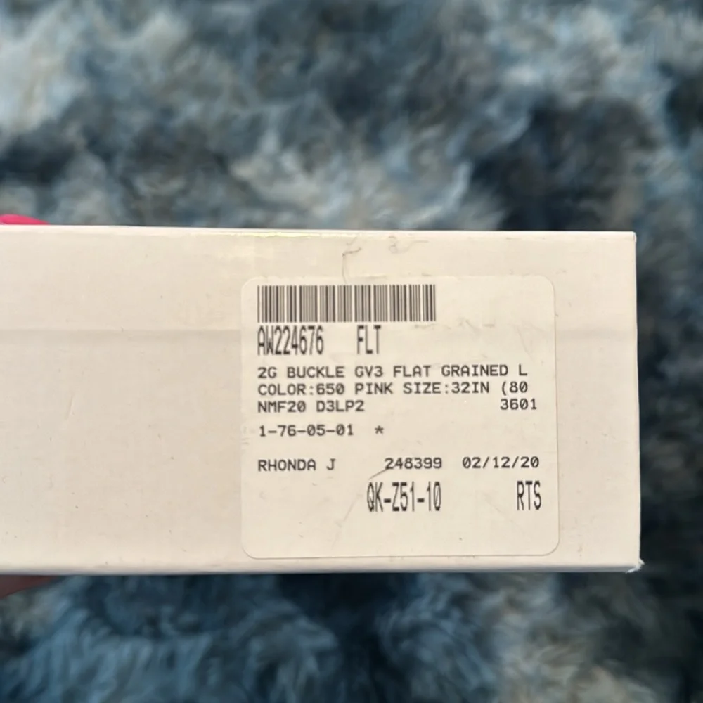 Givenchy Pink 3CM Belt